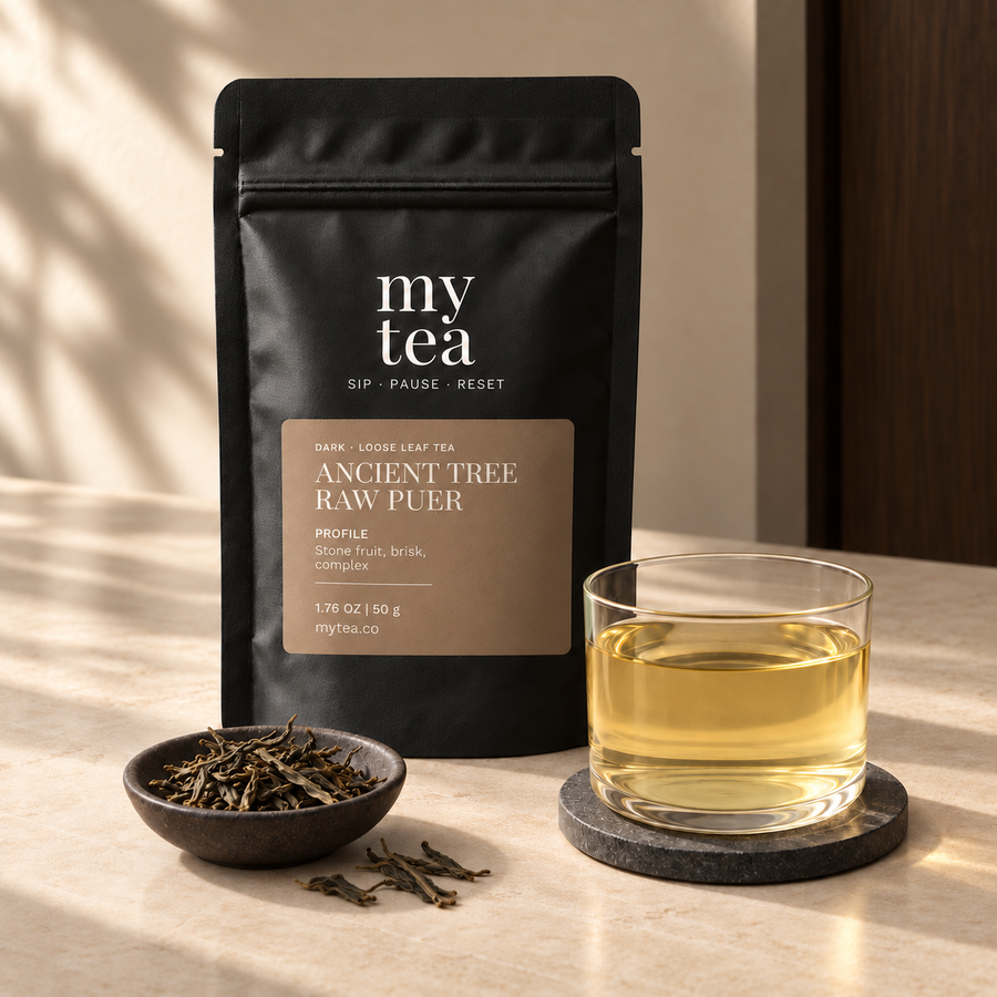 Ancient Tree Raw Puer tea composition
