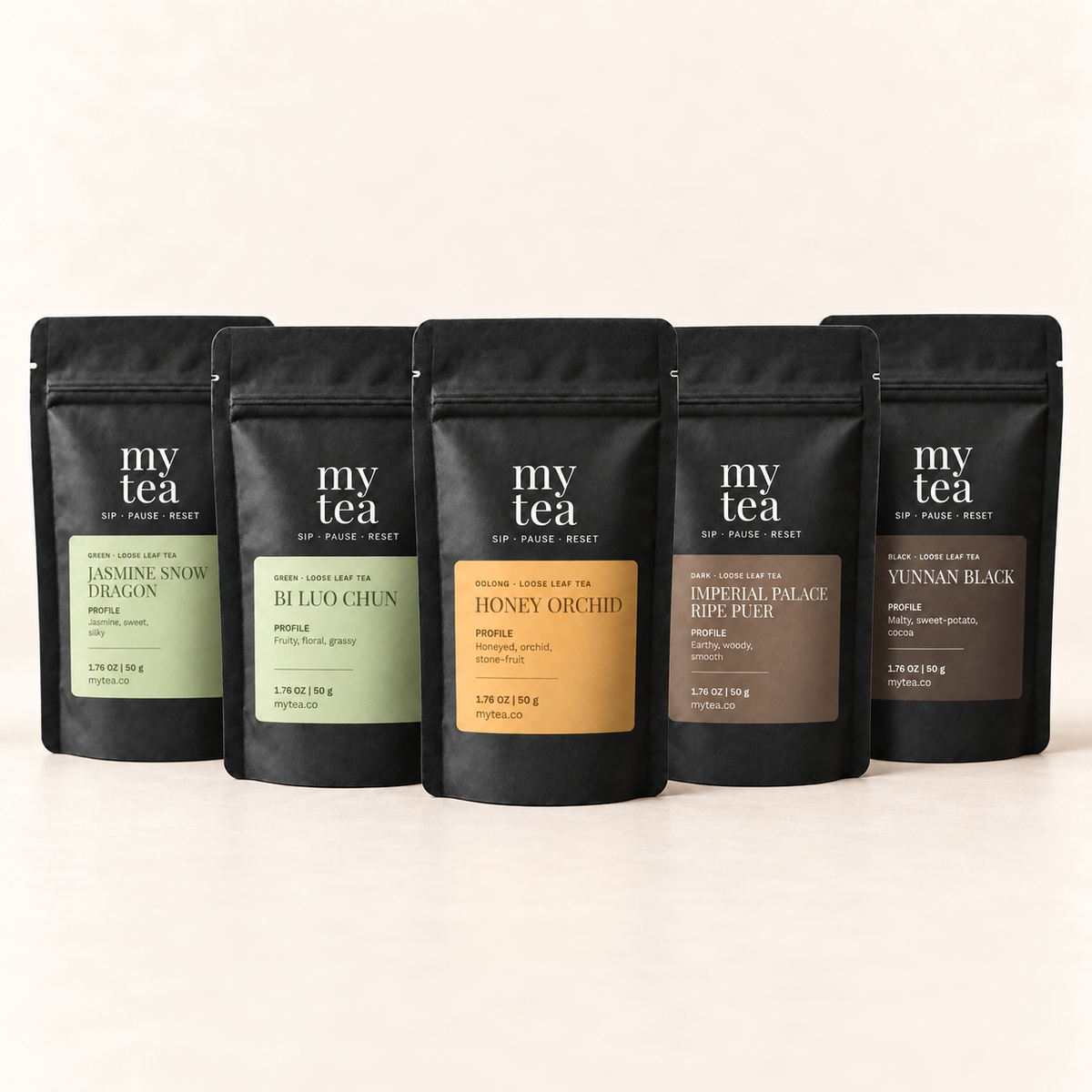 Build Your Own Starter Set — 5 Teas